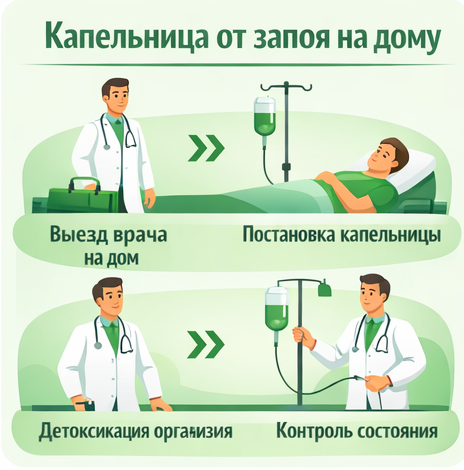 капельница от запоя в Курске в клинике Санати